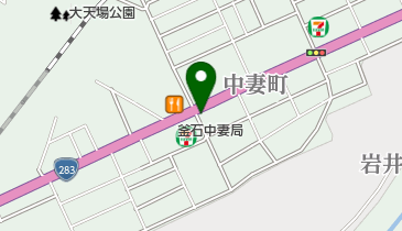 西村履物店の地図画像