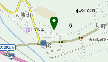 メンズショップヤマキの地図画像