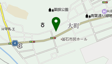 ヘアーサロン阿部の地図画像
