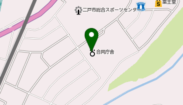 岩手県教職員組合二戸支部の地図画像