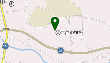 二戸市職員労組の地図画像