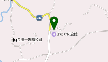 金田一温泉旅館組合の地図画像