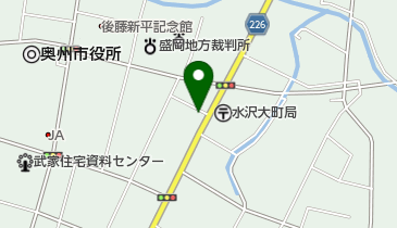 ベビーショップの地図画像