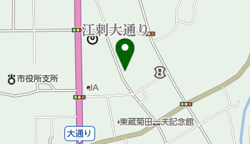 オザワデンキの地図画像