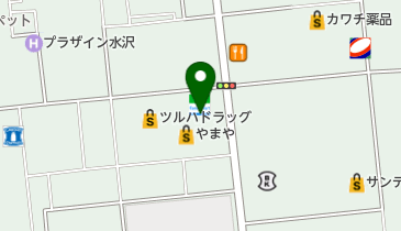 メガネの相沢水沢常盤通り店の地図画像