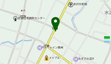 小の寺時計店の地図画像