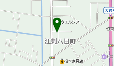 有限会社江光開発の地図画像