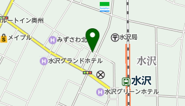 朝日生命水沢営業所の地図画像