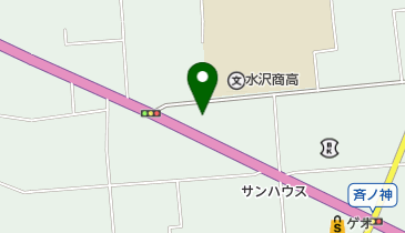 焼肉レストランじゅうじゅう水沢店の地図画像