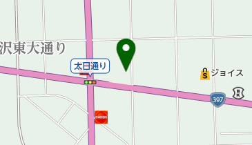 やまなか家水沢店の地図画像