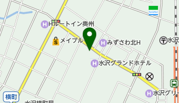 DETOROA水沢店の地図画像