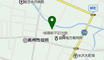 髪切床アライの地図画像