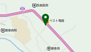 すみれ化粧品店の地図画像