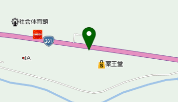 松原農機具店の地図画像
