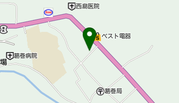 中央理容の地図画像