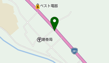 俵屋の地図画像