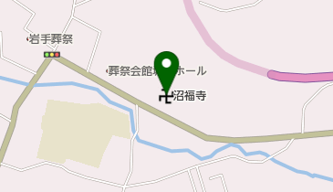 沼福寺の地図画像