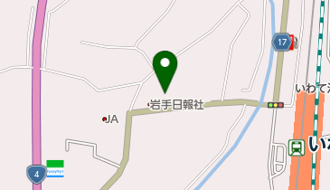 岩手町 林業研修センターの地図画像