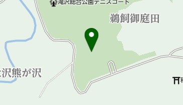 滝沢総合公園テニスコートの地図画像