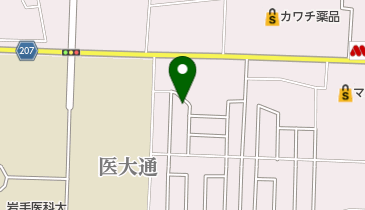 社団法人岩手県放射線技師会の地図画像