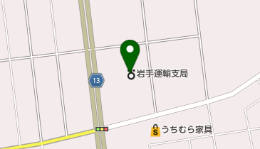東北運輸局岩手運輸支局 総務企画課の地図画像
