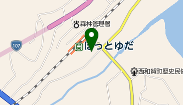 湯夢プラザの地図画像