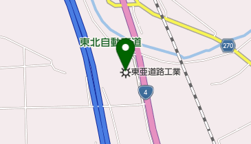 東亜道路工業株式会社 岩手工場の地図画像