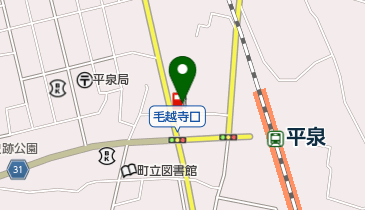 三盛石油株式会社平泉給油所の地図画像