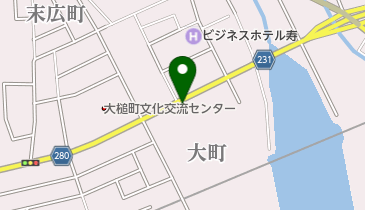 金福家具建材店の地図画像