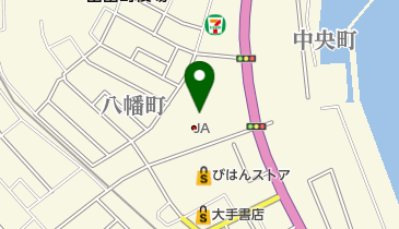 白洋舎の地図画像