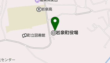 岩泉町職員組合の地図画像