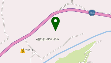 岩泉球場の地図画像