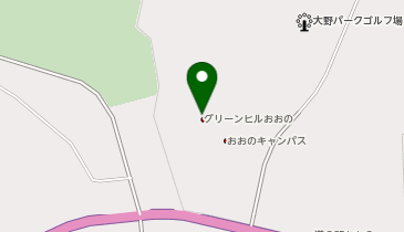 おおの温泉健康の湯の地図画像