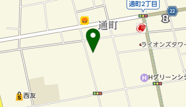 ニューワールドマッサージの地図画像