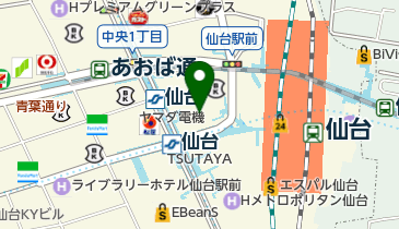 株式会社ロフト 仙台ロフトの地図画像