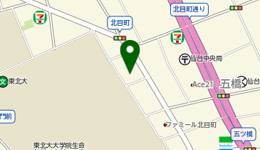 株式会社オーヤラックス仙台営業所の地図画像