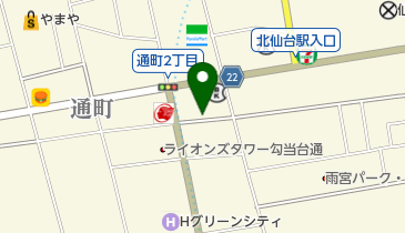 有限会社いさざわプリントの地図画像