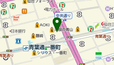 株式会社沖データ東北支店の地図画像
