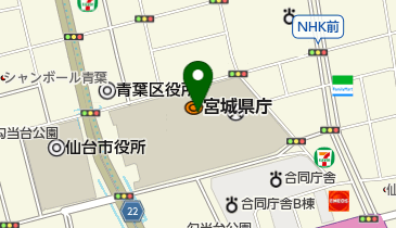 株式会社カラー写真の美光堂・ビコー県庁売店の地図画像