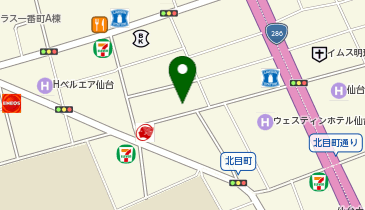 理容タカハシの地図画像