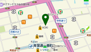 東京屋カバン店の地図画像