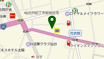 オー・ジー株式会社仙台営業所の地図画像