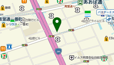 株式会社イトーキ仙台支店の地図画像
