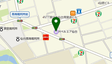 ベルエア会館の地図画像