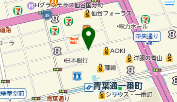 ダンススタジオエンドウの地図画像