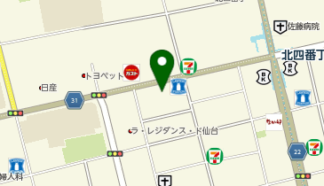 くりはら施術院の地図画像