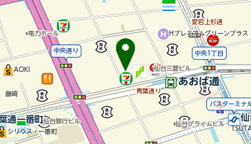 株式会社仙都会舘の地図画像
