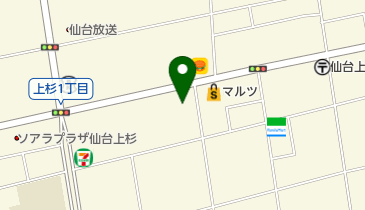 仙台聖書バプテスト教会の地図画像