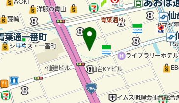 仙台ハリストス正教会の地図画像