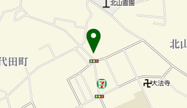 米山クリーニング店の地図画像